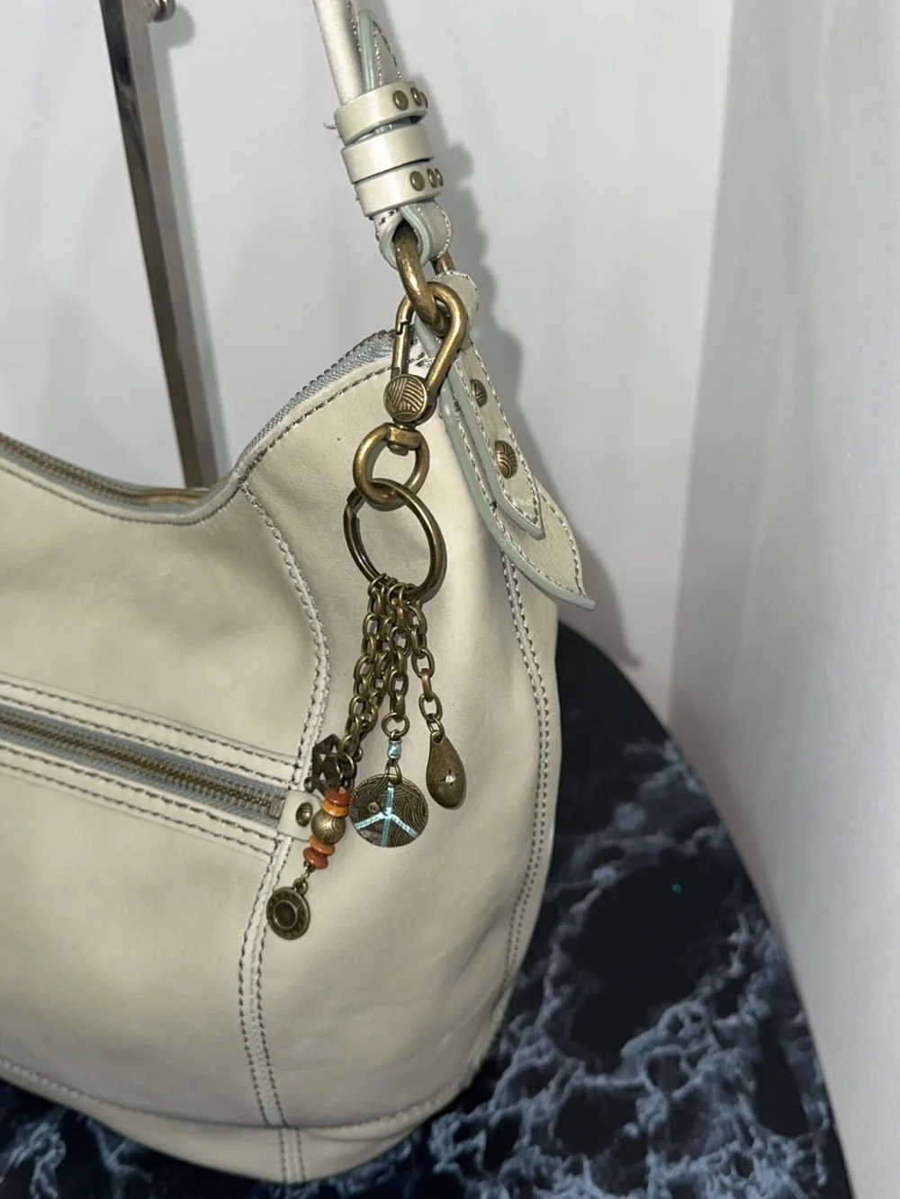 THE SAK Handbag Sequoia Hobo Leather Bag Meadow Light Green AUTHENTIC NEW